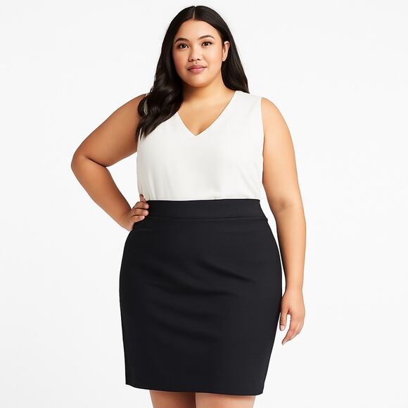 Maurices Dresses & Skirts - NWT Maurices Women’s Black Skirt – Size 18W – Tummy Control - W59